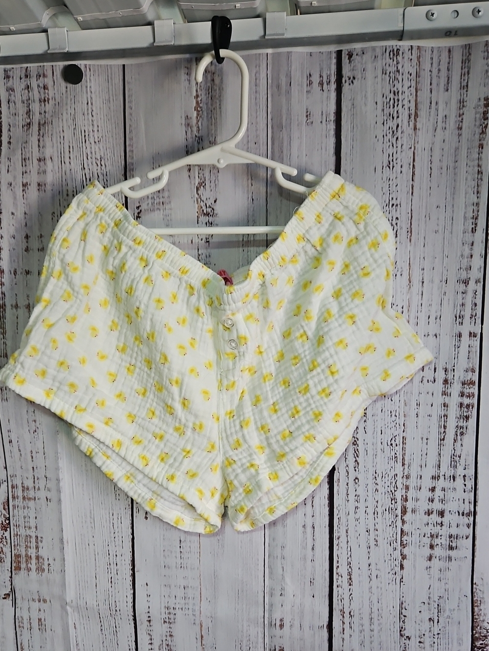 🖤 White & Yellow Floral Button-Front Women’s Top